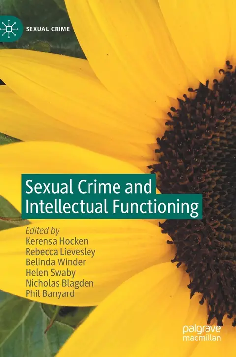 Cover of Sexual Crime and Intellectual Functioning