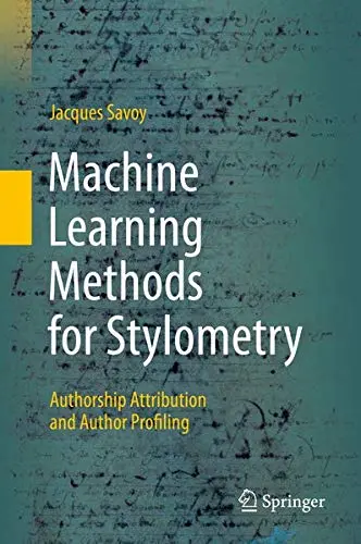 Cover of Machine Learning Methods for Stylometry