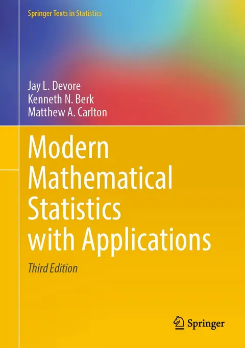 Cover of Modern Mathematical Statistics with Applications