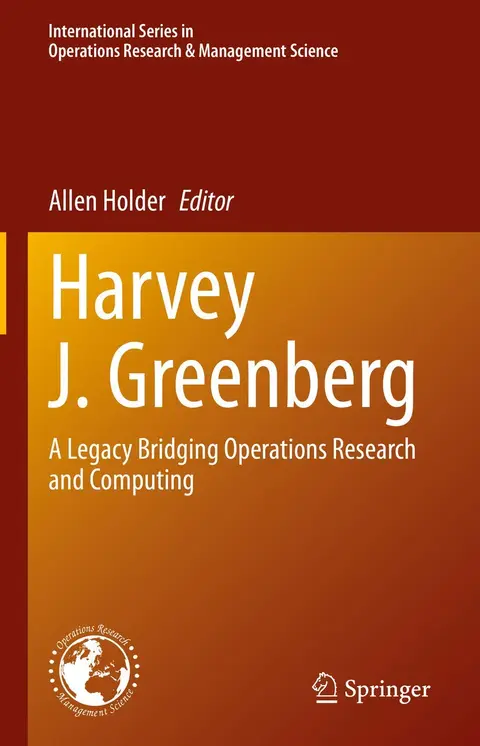 Cover of Harvey J. Greenberg