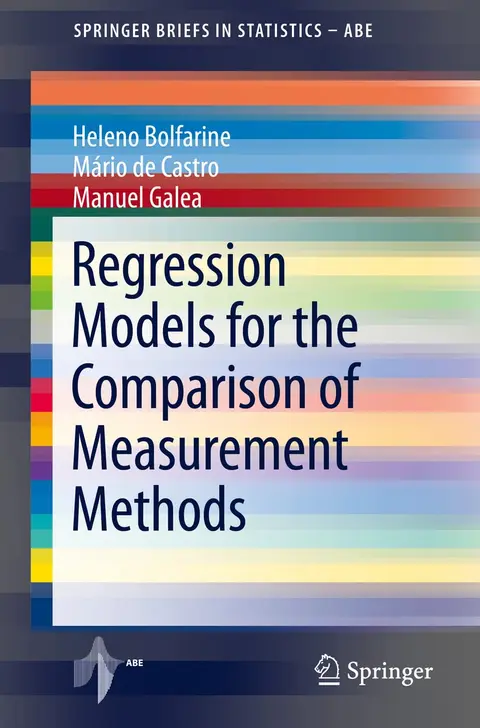 Cover of Regression Models for the Comparison of Measurement Methods