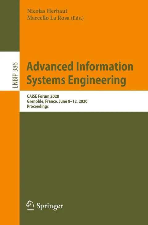 Cover of Advanced Information Systems Engineering