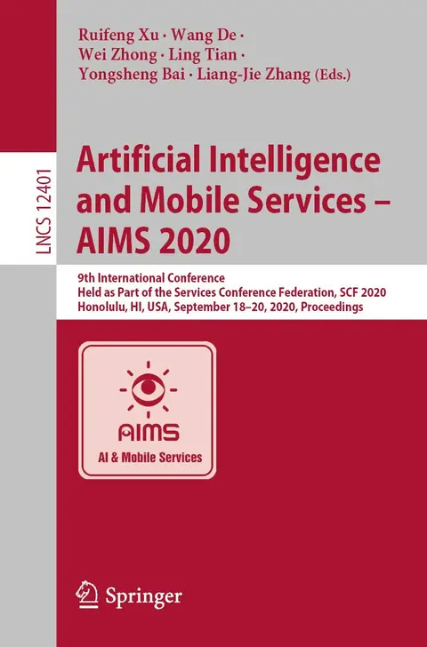 Cover of Artificial Intelligence and Mobile Services – AIMS 2020