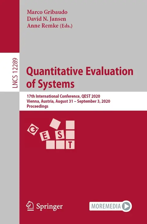 Cover of Quantitative Evaluation of Systems