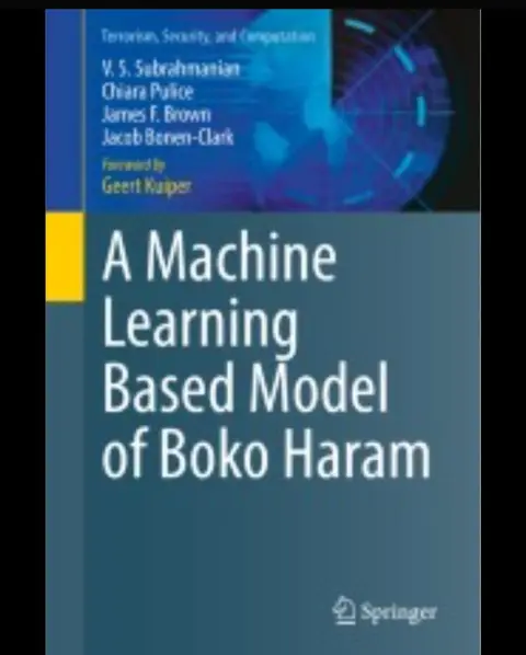 Cover of Machine Learning Based Model of Boko Haram, Hardcover