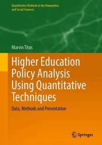 Cover of Higher Education Policy Analysis Using Quantitative Techniques