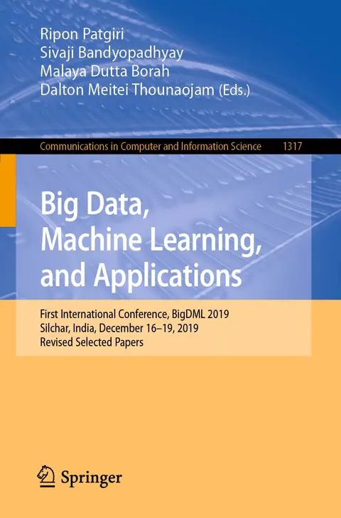 Cover of Big Data, Machine Learning, and Applications