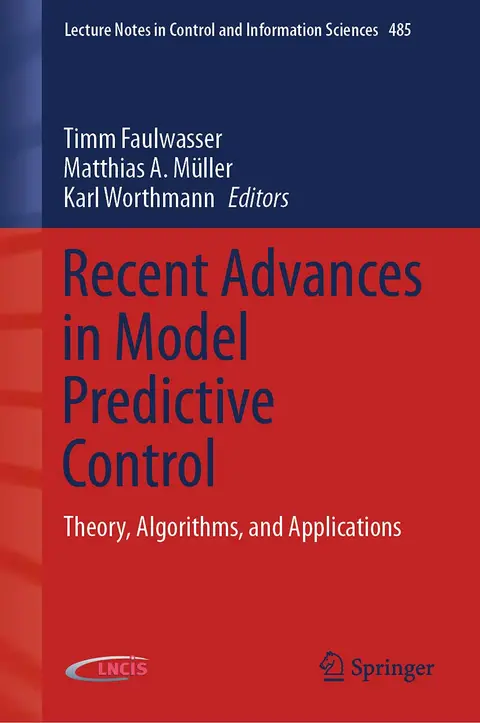 Cover of Recent Advances in Model Predictive Control