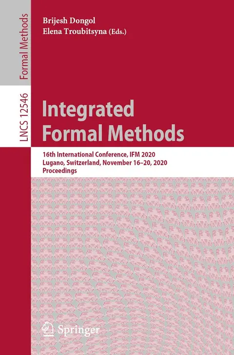 Cover of Integrated Formal Methods