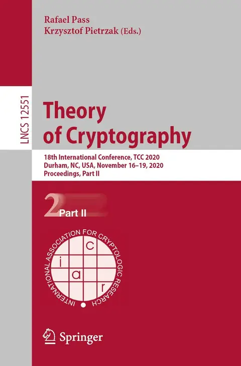 Cover of Theory of Cryptography