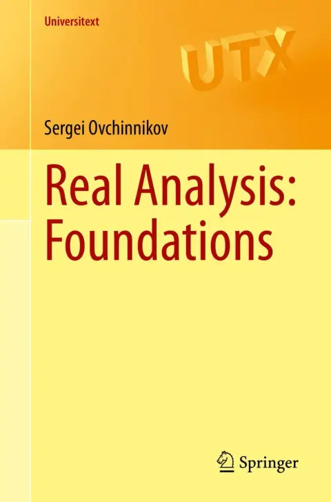 Cover of Real Analysis