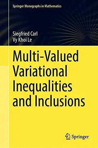 Cover of Multi-Valued Variational Inequalities and Inclusions