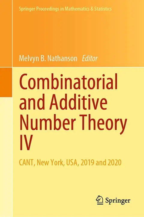 Cover of Combinatorial and Additive Number Theory