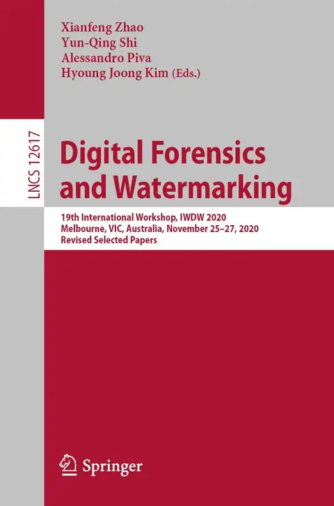 Cover of Digital Forensics and Watermarking
