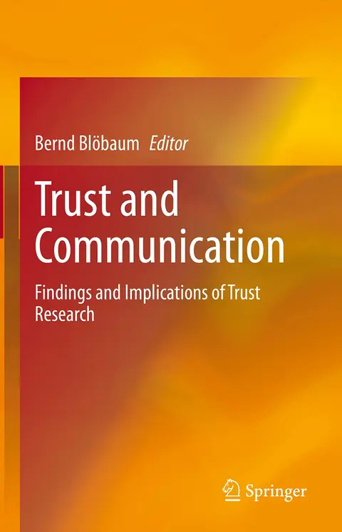 Cover of Trust and Communication