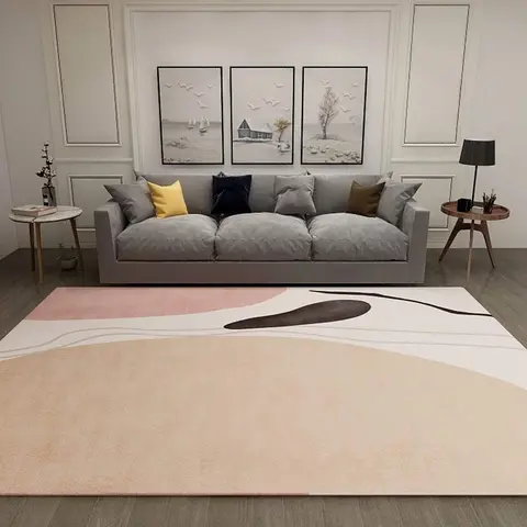 Cover of MOXIC Soft Abstract Art Living Room Area Rugs Rectangular Children Crawling Bedroom Rug Fleece Anti-Slip Carpets Nordic Modern Home Decor Mats Indoor Outdoor Runners Nursery 6' X 8'