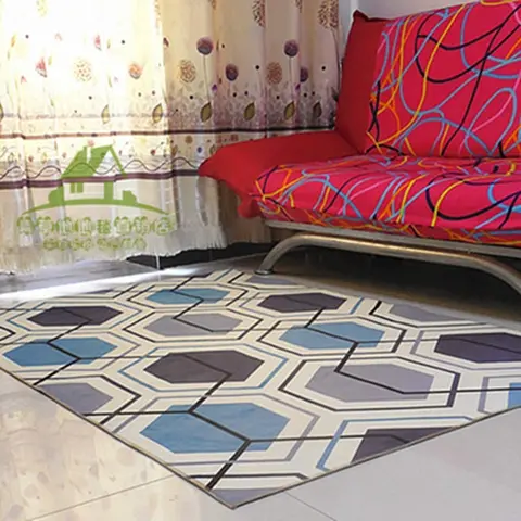 Cover of MOXIC Soft Geometric Living Room Area Rugs Rectangular Children Crawling Bedroom Rug Fleece Anti-Slip Fleece Carpets Modern Home Decor Mats Indoor Outdoor Runners Nursery 6.5' X 9.2'