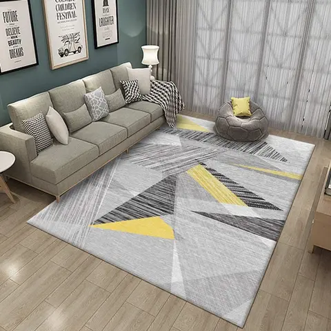 Cover of MOXIC Soft Geometric Living Room Area Rugs Rectangular Children Crawling Bedroom Rug Fleece Anti-Slip Carpets Modern Home Decor Mats Indoor Outdoor Runners Nursery 2.6' X 6.5'