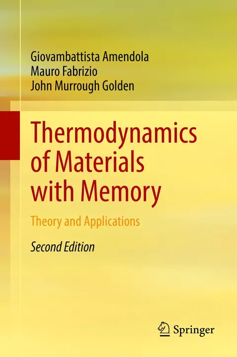 Cover of Thermodynamics of Materials with Memory