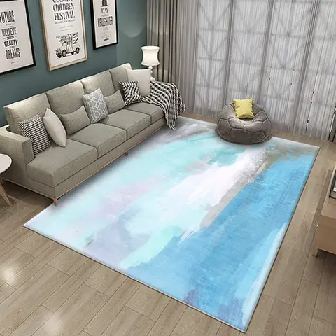 Cover of MOXIC Soft Abstract Art Living Room Area Rugs Rectangular Children Crawling Bedroom Rug Fleece Anti-Slip Carpets Nordic Modern 3D Home Decor Mats Indoor Outdoor Runners Nursery 2' X 7'