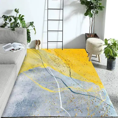 Cover of MOXIC Soft Luxury Abstract Art Living Room Area Rugs Rectangular Children Crawling Bedroom Rug Fleece Anti-Slip Carpets Nordic Modern Home Decor Mats Indoor Outdoor Runners Nursery 3' X 7'