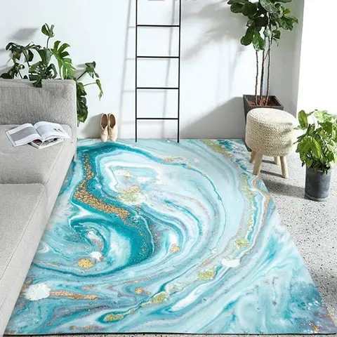 Cover of MOXIC Soft Luxury Abstract Art Living Room Area Rugs Rectangular Children Crawling Bedroom Rug Fleece Anti-Slip Carpets Nordic Modern Home Decor Mats Indoor Outdoor Runners Nursery 5' X 10'