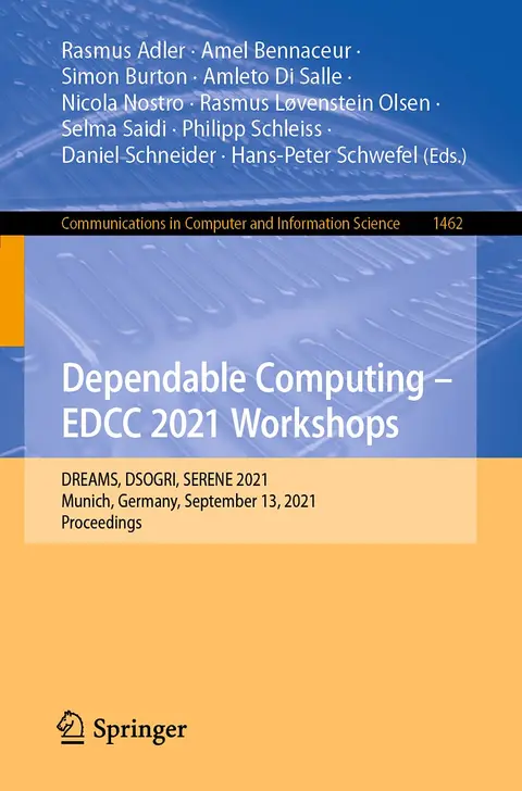 Cover of Dependable Computing - EDCC 2021 Workshops