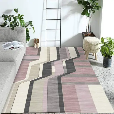 Cover of MOXIC Soft Geometric Living Room Area Rugs Rectangular Children Crawling Bedroom Rug Fleece Anti-Slip Carpets Nordic Modern Home Decor Mats Indoor Outdoor Runners Nursery 2' X 3'