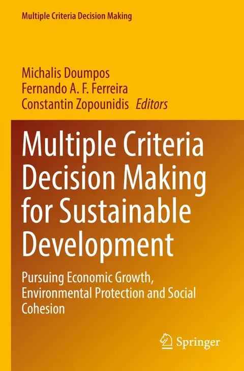 Cover of Multiple Criteria Decision Making for Sustainable Development