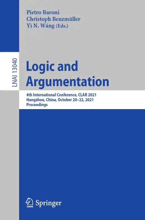 Cover of Logic and Argumentation