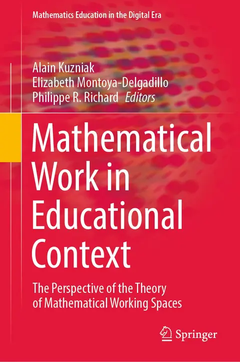 Cover of Mathematical Work in Educational Context