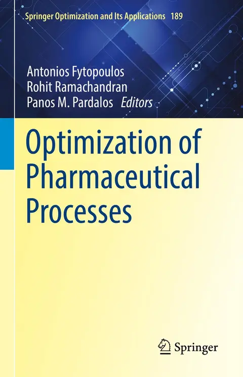 Cover of Optimization of Pharmaceutical Processes