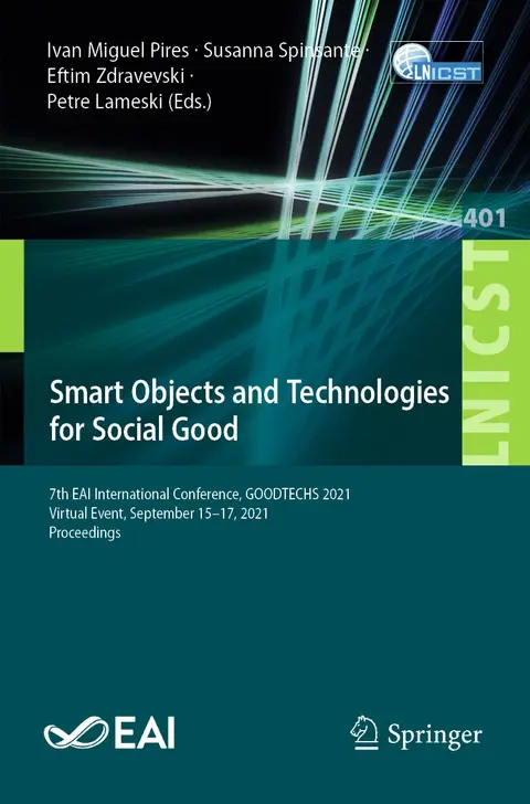 Cover of Smart Objects and Technologies for Social Goods