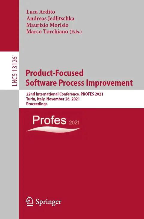 Cover of Product-focused Software Process Improvement