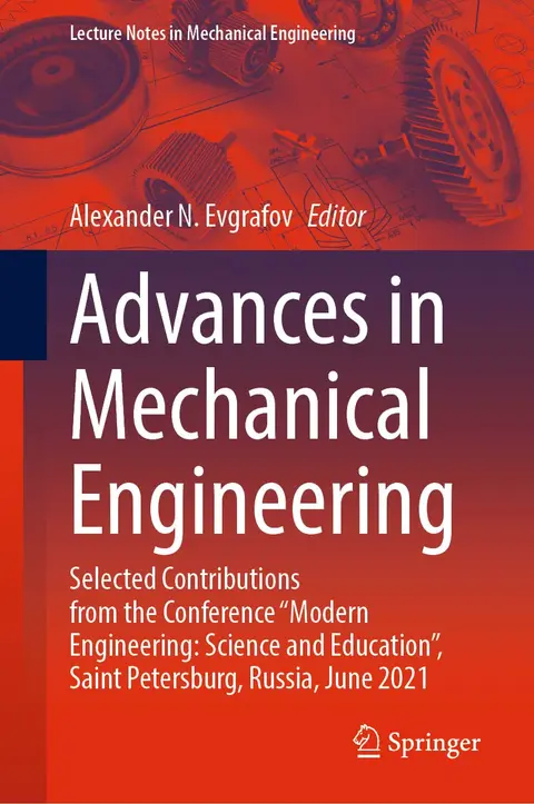 Cover of Advances in Mechanical Engineering
