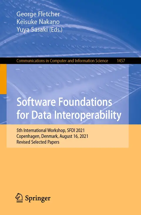 Cover of Software Foundations for Data Interoperability