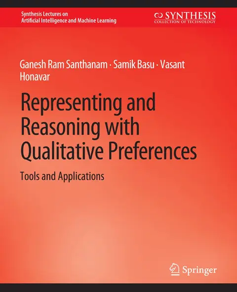 Cover of Representing and Reasoning with Qualitative Preferences