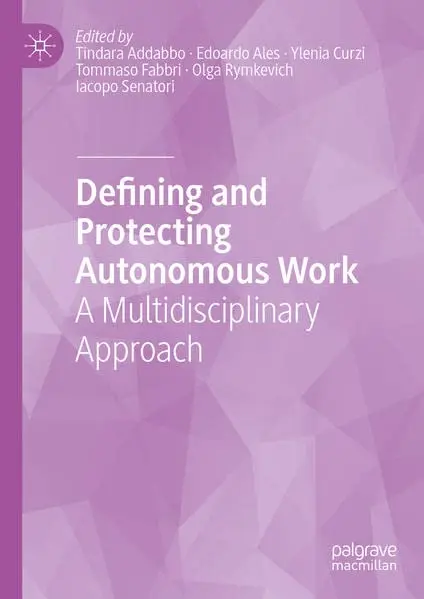 Cover of Defining and Protecting Autonomous Work