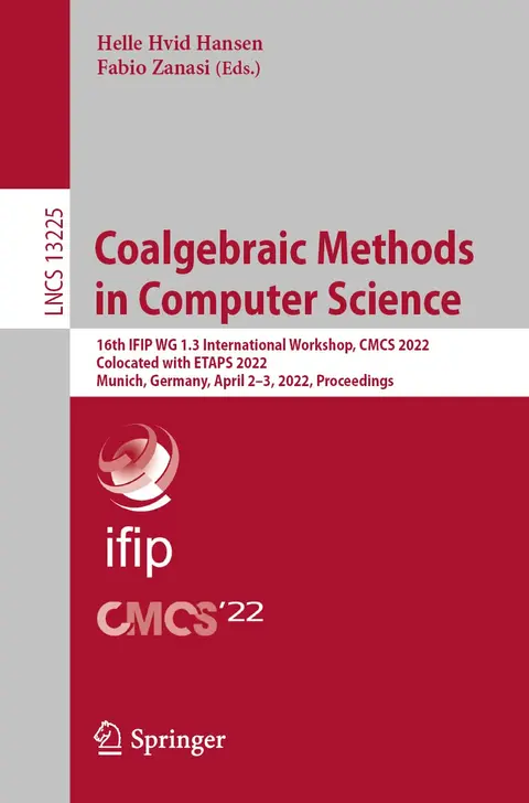 Cover of Coalgebraic Methods in Computer Science