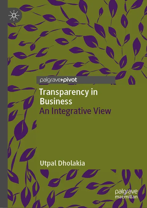 Cover of Transparency in Business