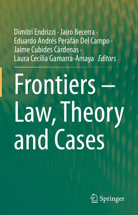 Cover of Frontiers – Law, Theory and Cases