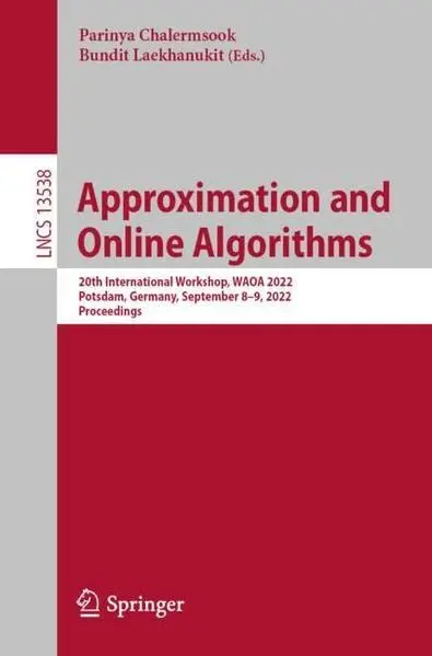 Cover of Approximation and Online Algorithms