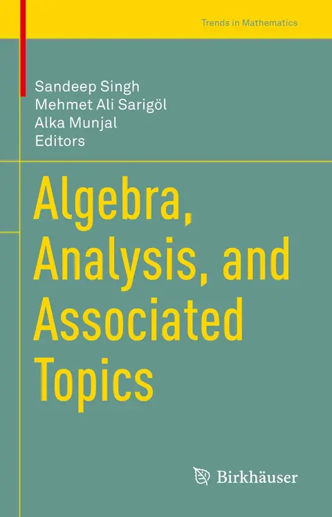 Cover of Algebra, Analysis, and Associated Topics