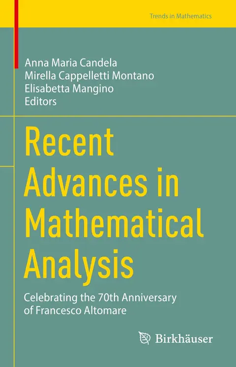 Cover of Recent Advances in Mathematical Analysis