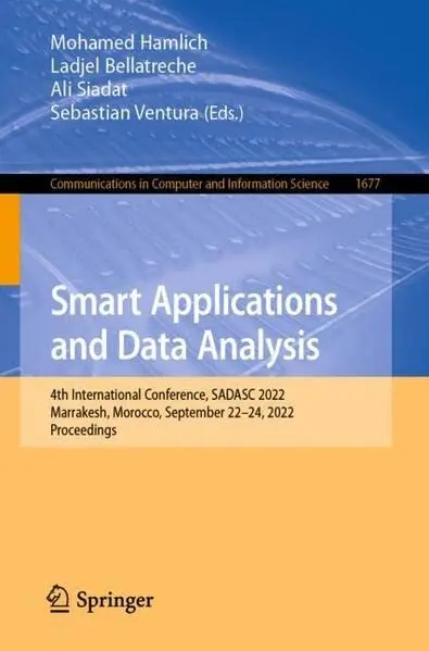 Cover of Smart Applications and Data Analysis