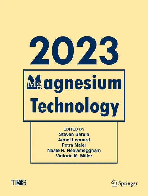 Cover of Magnesium Technology 2023