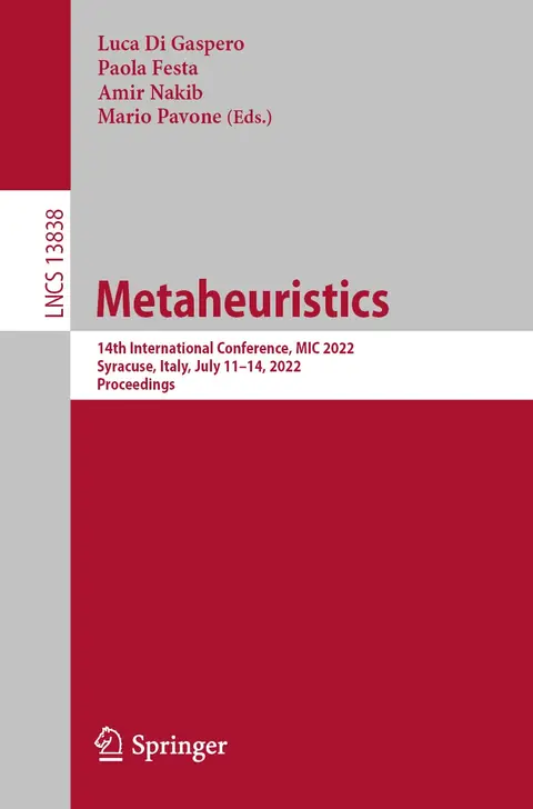 Cover of Metaheuristics