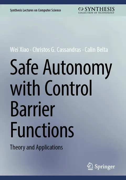 Cover of Safe Autonomy with Control Barrier Functions