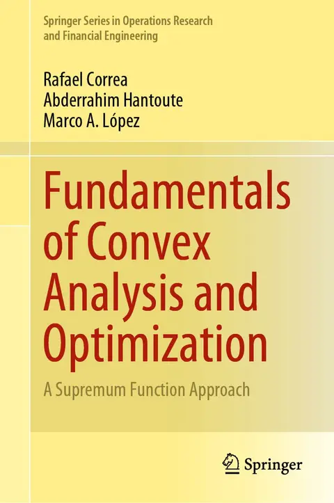 Cover of Fundamentals of Convex Analysis and Optimization