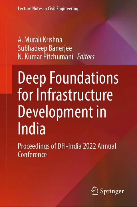 Cover of Deep Foundations for Infrastructure Development in India